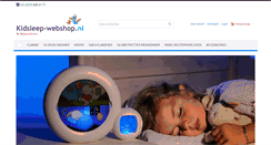 Desktop Screenshot of kidsleep-webshop.nl