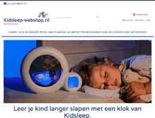 Tablet Screenshot of kidsleep-webshop.nl